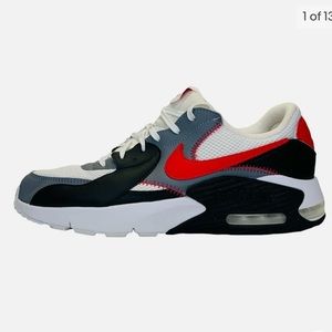 Nike red white and black max